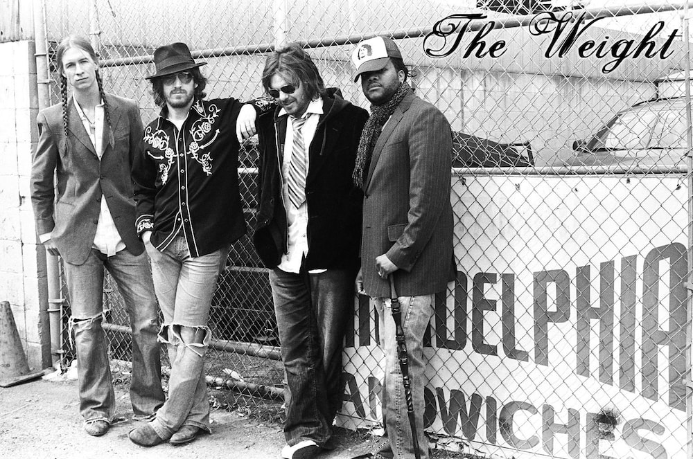 Slim Gambill with his former band The Weight